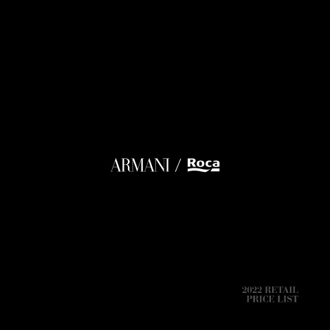 roca - listino armani 2022